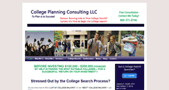 Desktop Screenshot of collegeplanningconsulting.com