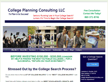 Tablet Screenshot of collegeplanningconsulting.com
